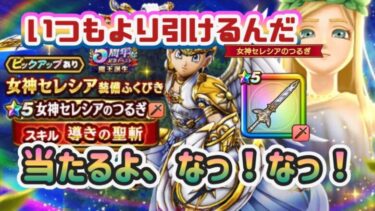 【ドラクエウォーク】【DQW】リツイートキャンペーンありがとう！マイレージで当たらなかったらジェム溶かし。当てたい剣と翼！夫婦でガチャっ！