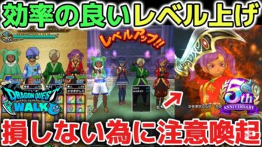 【ドラクエウォーク】最新版※効率の良いレベル上げについて！レベリングパーティ紹介と見落としながちな細かいところまで解説します！※新規勢初心者復帰勢向け※エスタークの魔刃レベル上げ周回【DQウォーク】